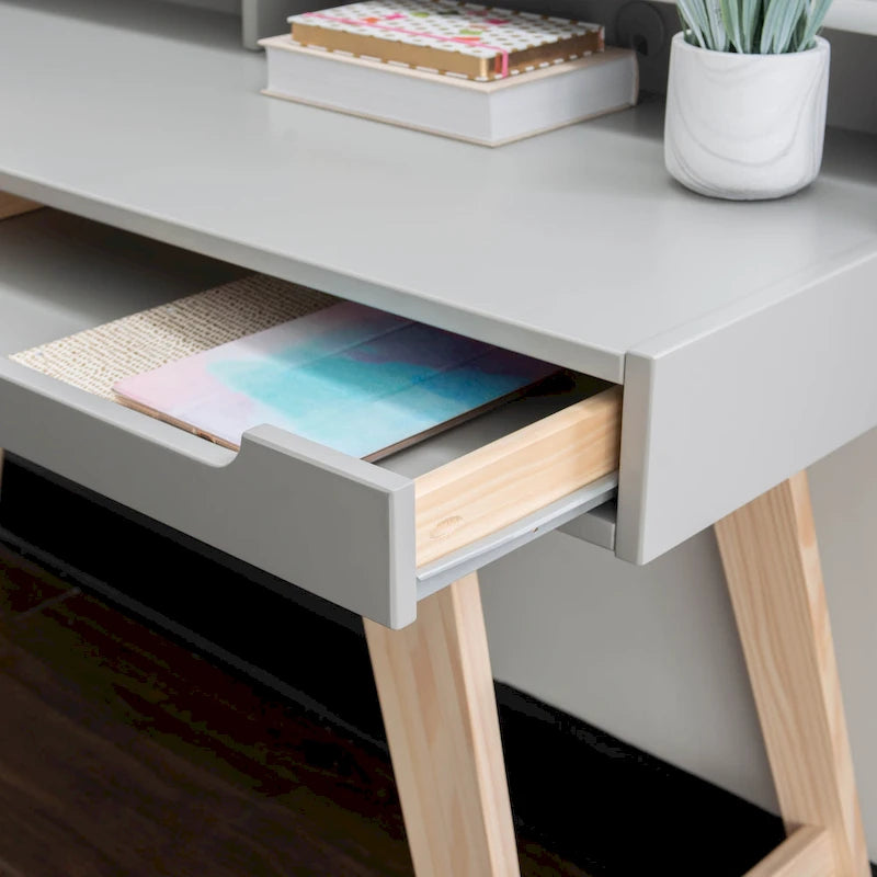 Bureau à deux tiroirs Seneca