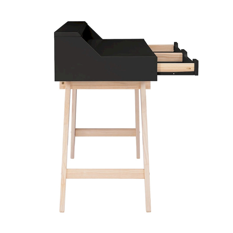 Bureau à deux tiroirs Seneca