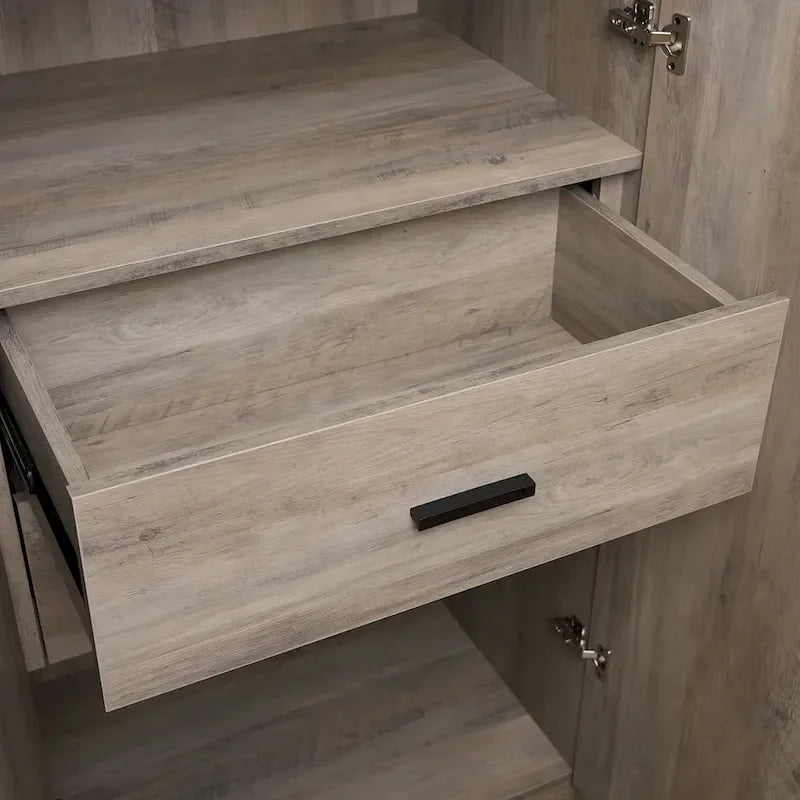 Manhattan Comfort Lee Armoire Garde-robe Autoportante Moderne 1.0