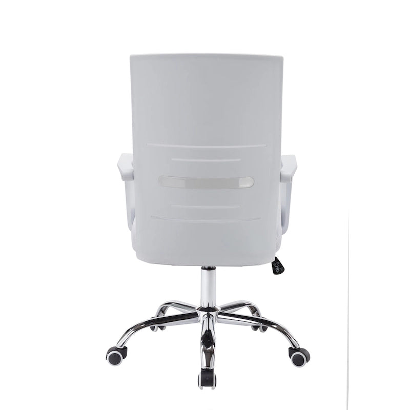 Chaise de bureau pivotante Porthos Home Brio, dossier en maille, hauteur réglable
