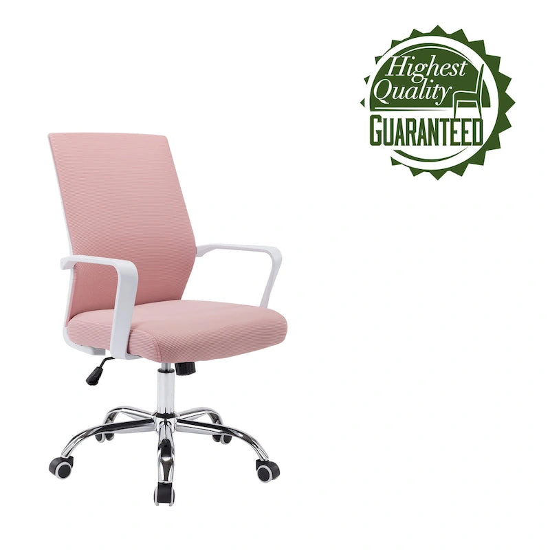 Chaise de bureau pivotante Porthos Home Brio, dossier en maille, hauteur réglable