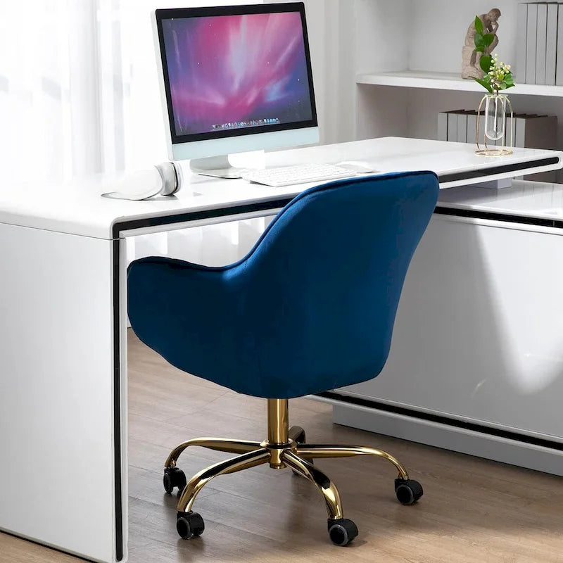 Chaise de bureau à roulettes pivotante Howtai