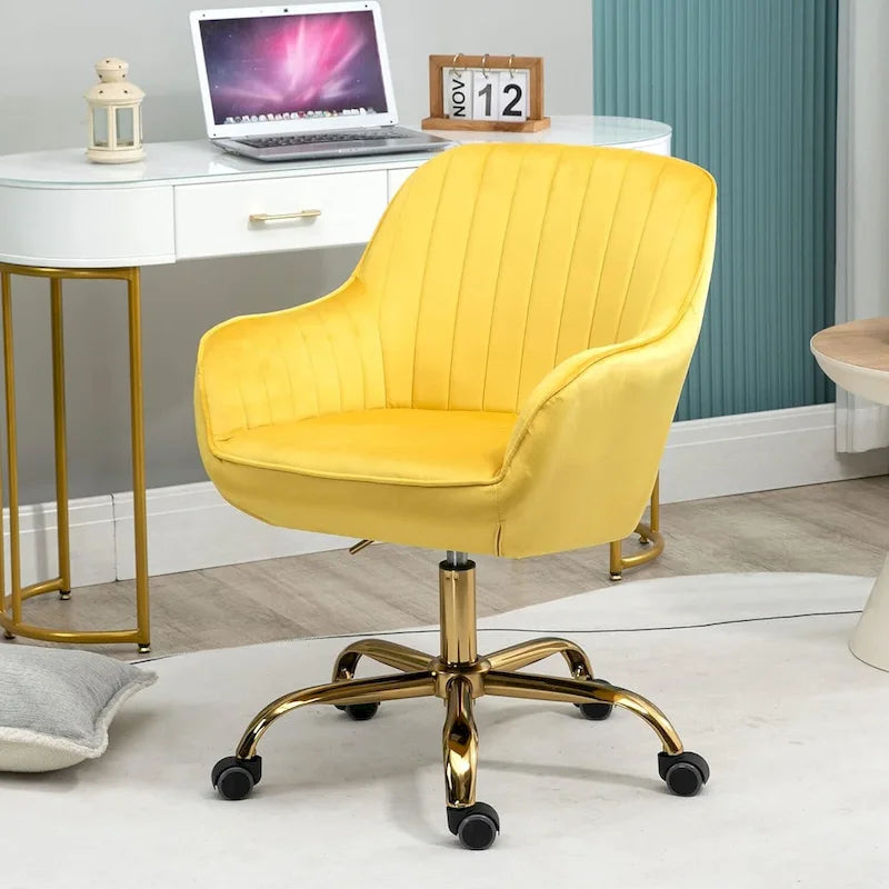 Chaise de bureau à roulettes pivotante Howtai
