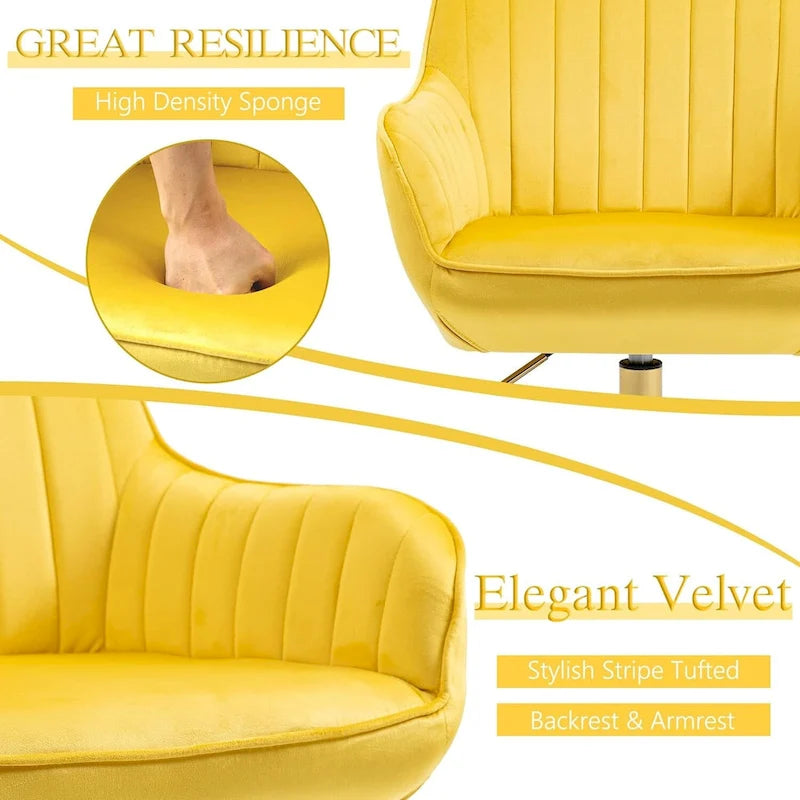 Chaise de bureau à roulettes pivotante Howtai