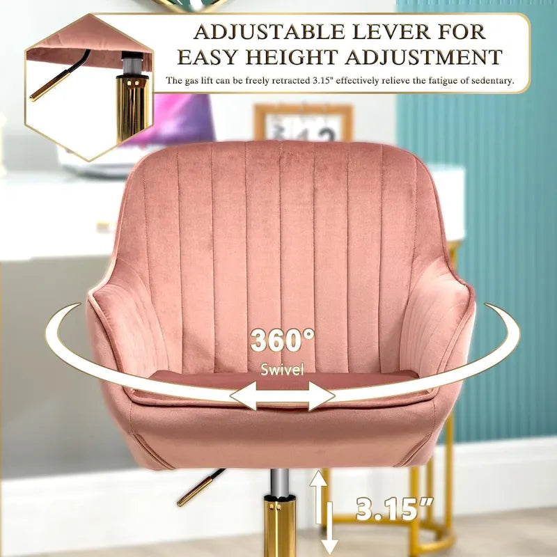 Chaise de bureau à roulettes pivotante Howtai