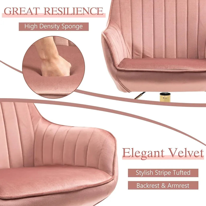 Chaise de bureau à roulettes pivotante Howtai