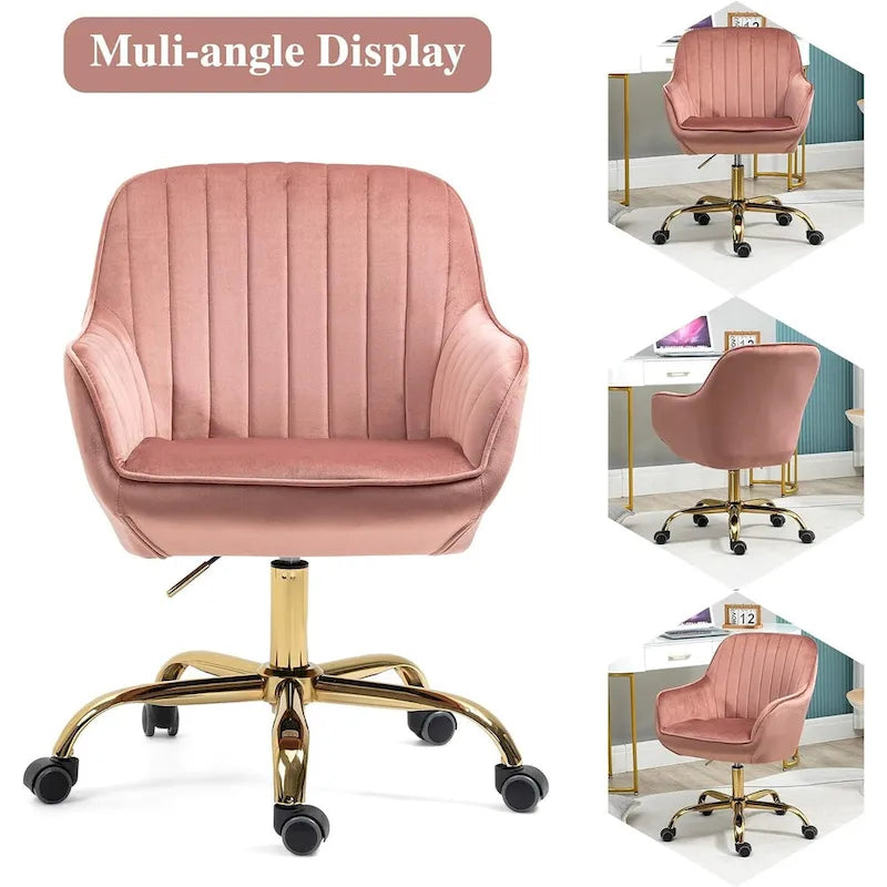Chaise de bureau à roulettes pivotante Howtai
