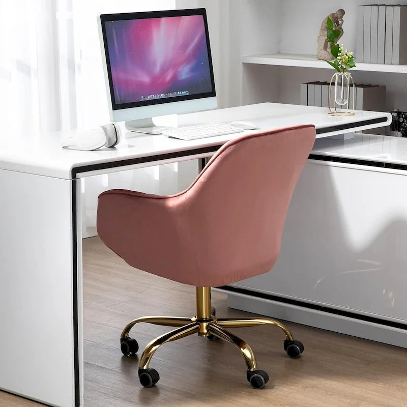 Chaise de bureau à roulettes pivotante Howtai