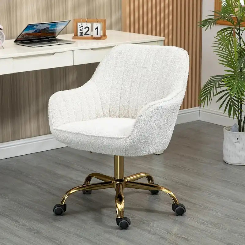 Chaise de bureau à roulettes pivotante Howtai