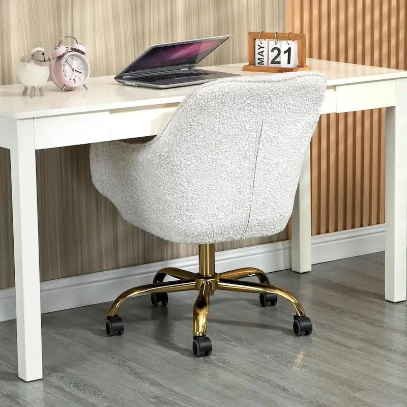 Chaise de bureau à roulettes pivotante Howtai