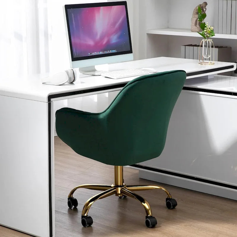 Chaise de bureau à roulettes pivotante Howtai