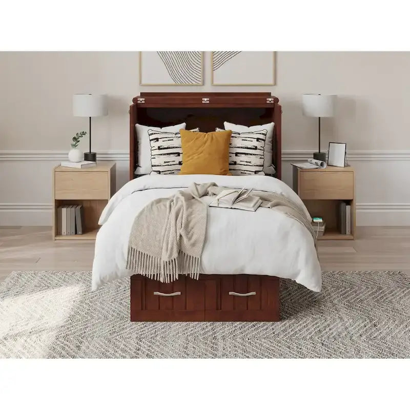 Lit escamotable Sydney Twin avec matelas de 15 cm