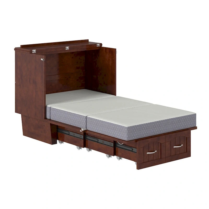Lit escamotable Sydney Twin avec matelas de 15 cm