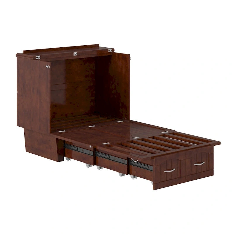 Lit escamotable Sydney Twin avec matelas de 15 cm