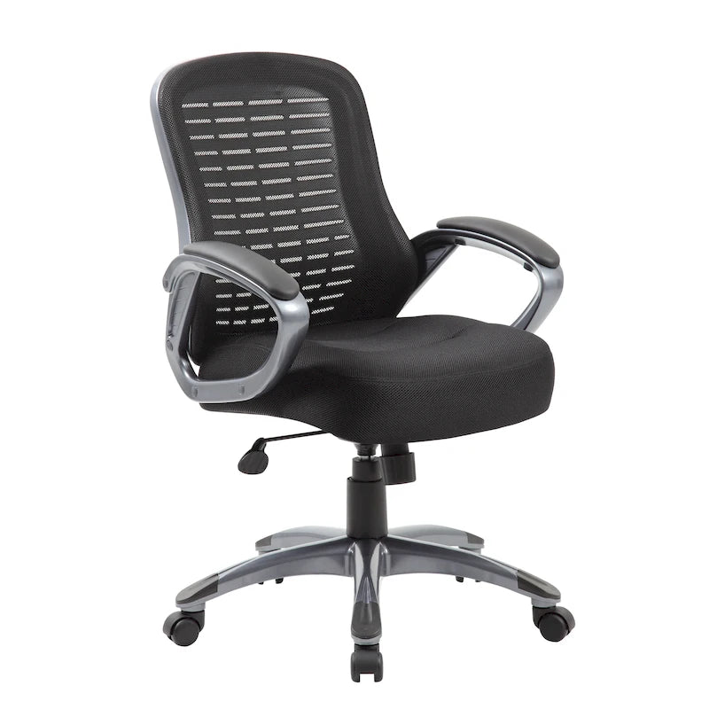 Chaise Boss dossier haut en maille côtelée