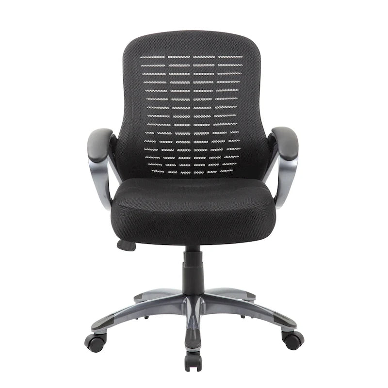 Chaise Boss dossier haut en maille côtelée