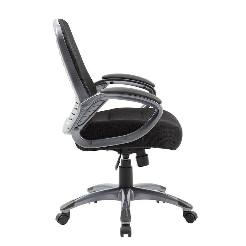 Chaise Boss dossier haut en maille côtelée