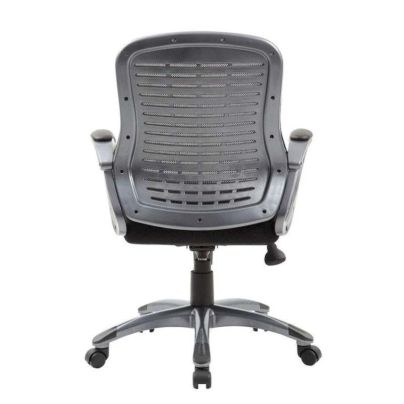 Chaise Boss dossier haut en maille côtelée