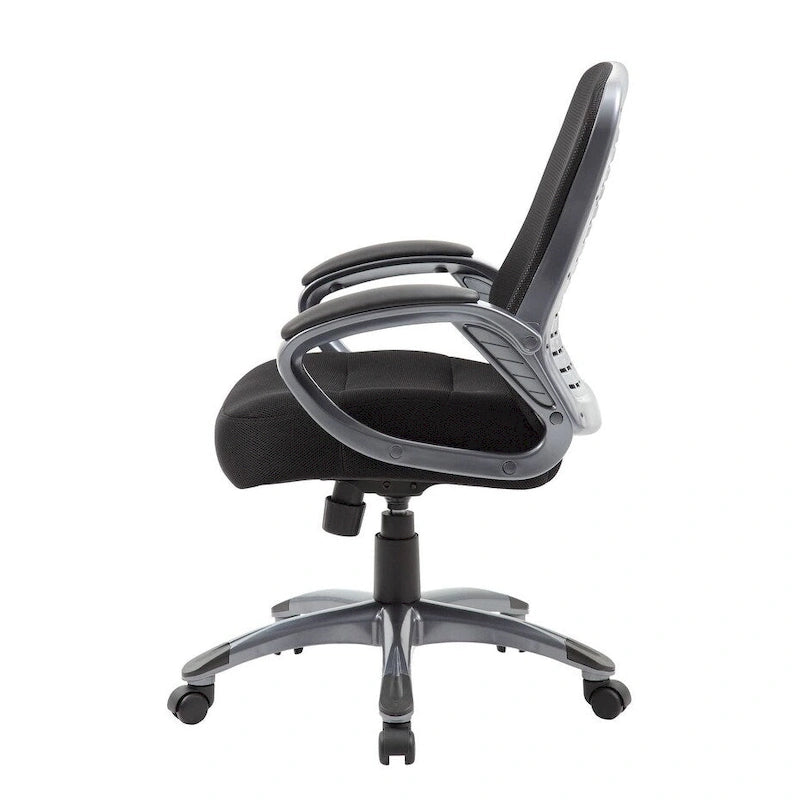 Chaise Boss dossier haut en maille côtelée
