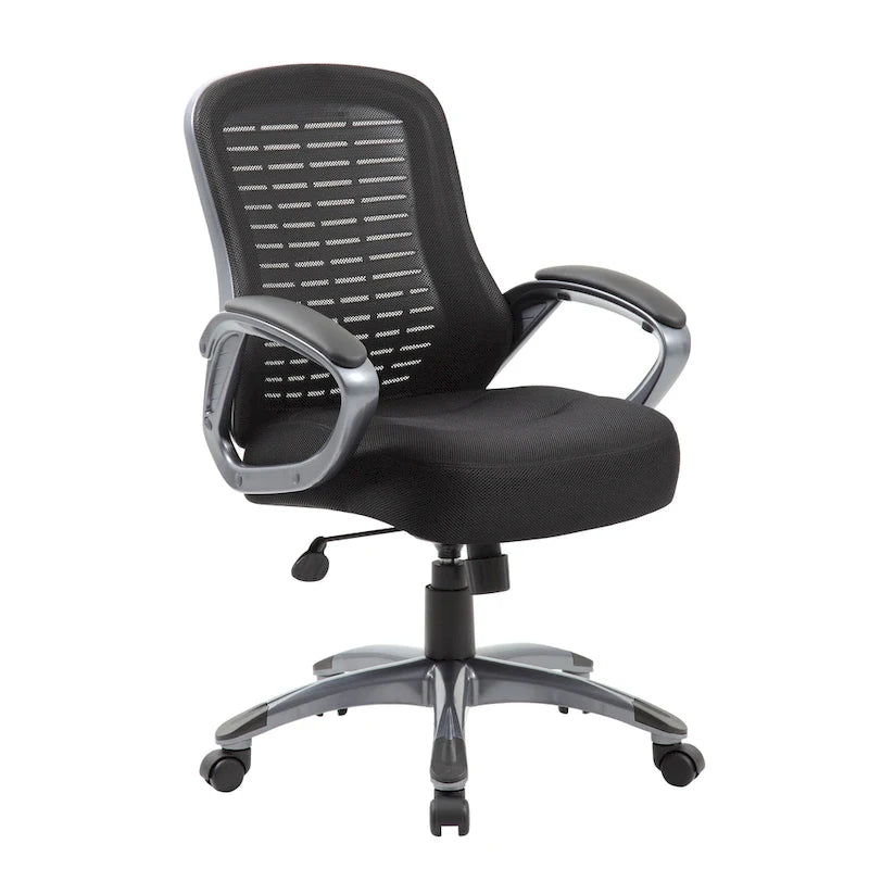 Chaise Boss dossier haut en maille côtelée