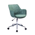 Porthos Home Xen Chaise de bureau réglable, Microfibre, Piètement chromé