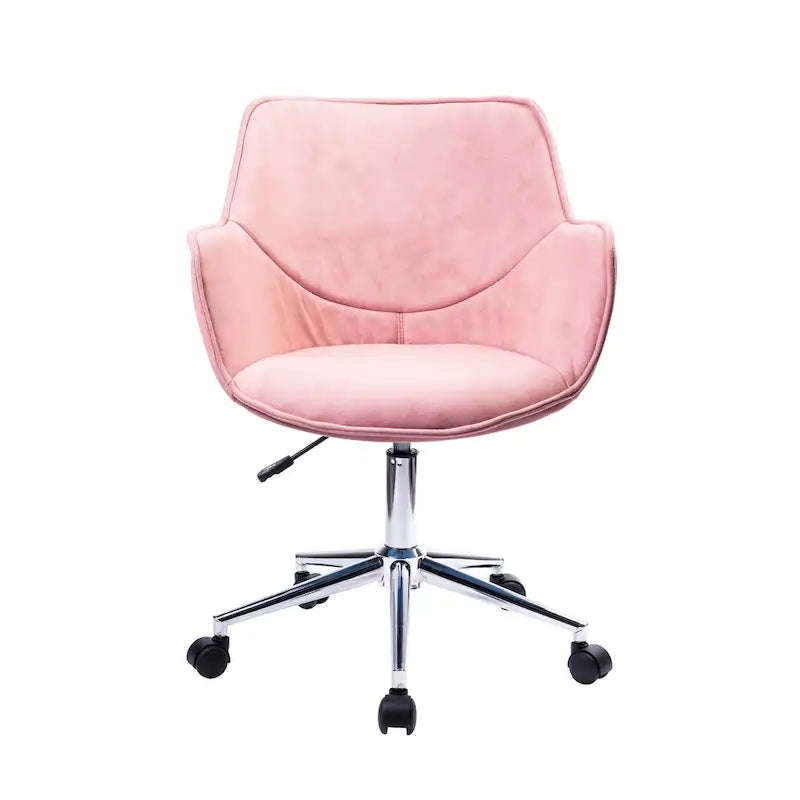 Porthos Home Xen Chaise de bureau réglable, Microfibre, Piètement chromé