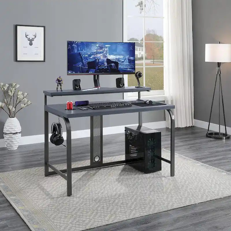 Bureau de gaming contemporain Reload de 48 pouces