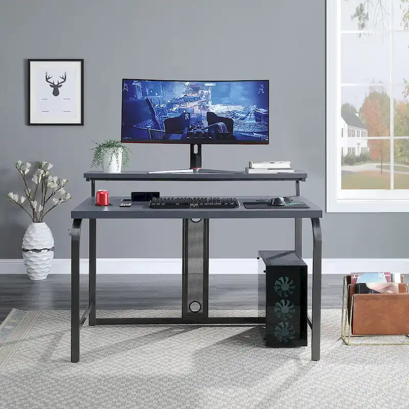 Bureau de gaming contemporain Reload de 48 pouces