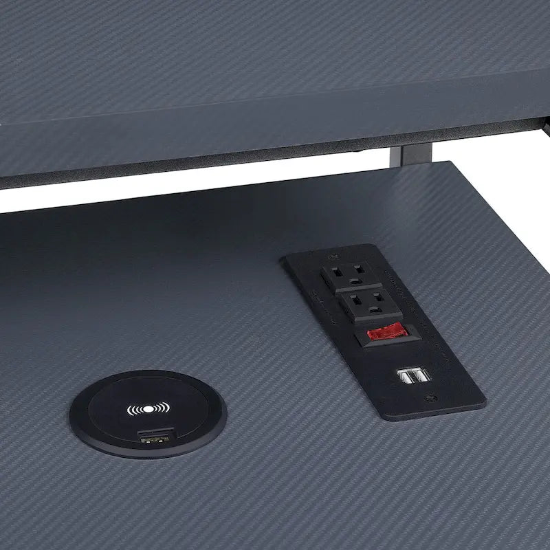 Bureau de gaming contemporain Reload de 48 pouces
