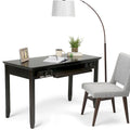 WYNDENHALL Halifax Bureau TRANSITIONNEL en BOIS MASSIF 54 po de large en Noyer Hickory
