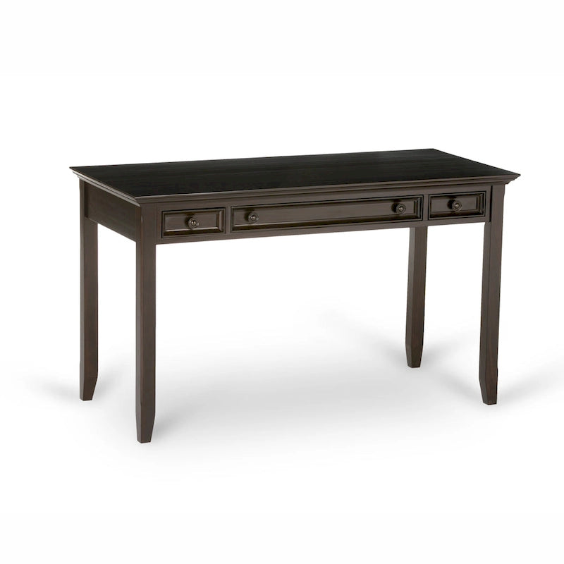WYNDENHALL Halifax Bureau TRANSITIONNEL en BOIS MASSIF 54 po de large en Noyer Hickory
