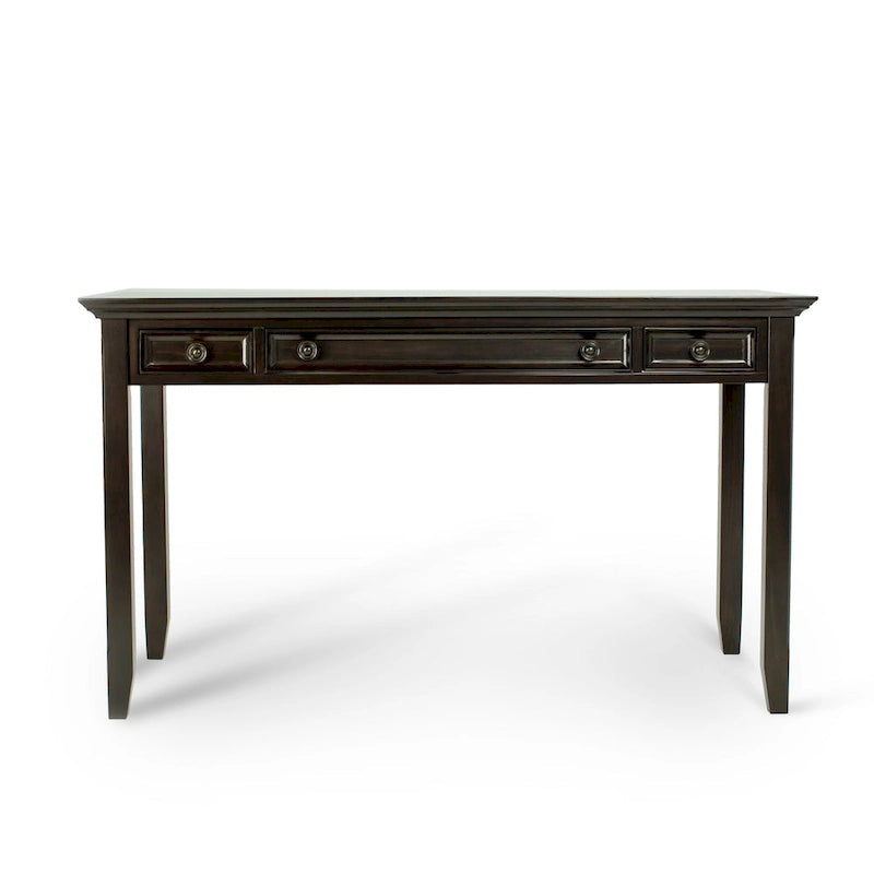WYNDENHALL Halifax Bureau TRANSITIONNEL en BOIS MASSIF 54 po de large en Noyer Hickory