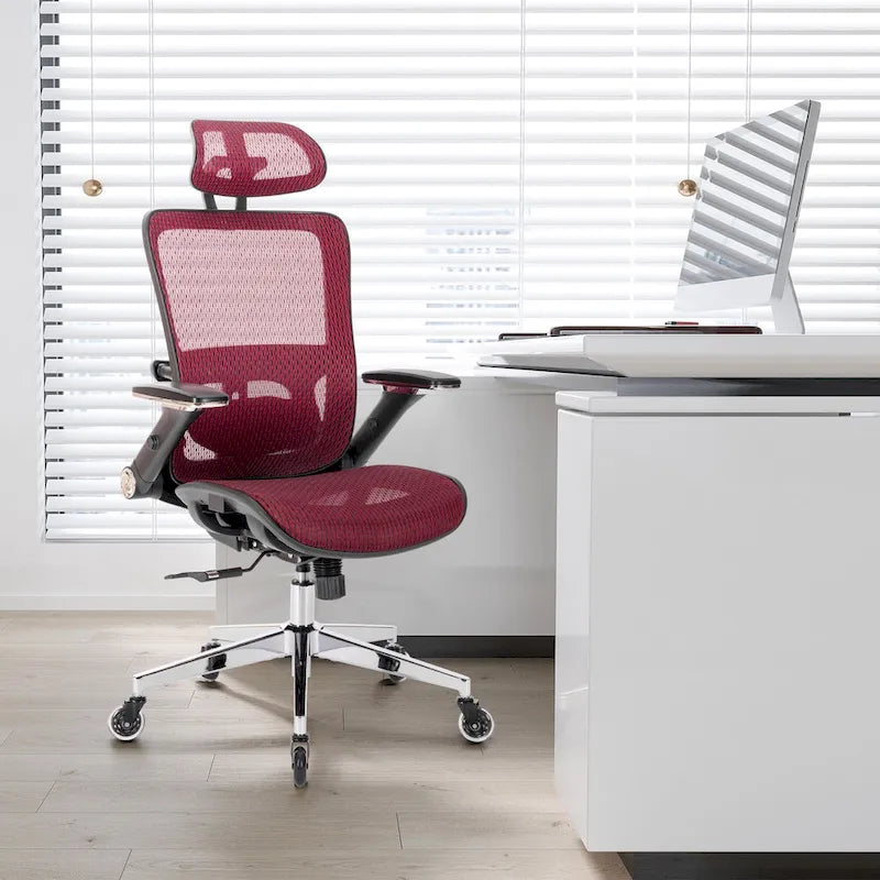 Chaise de bureau en maille avec fonction de verrouillage