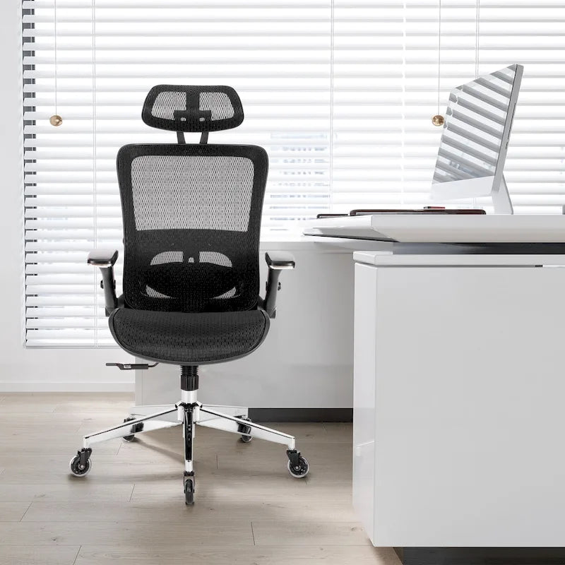 Chaise de bureau en maille avec fonction de verrouillage