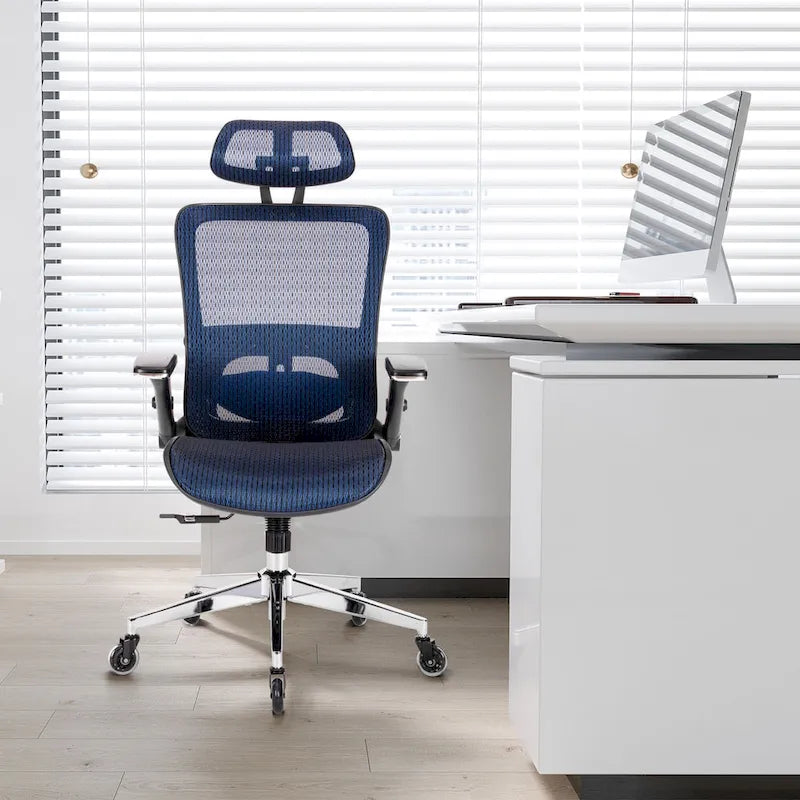 Chaise de bureau en maille avec fonction de verrouillage