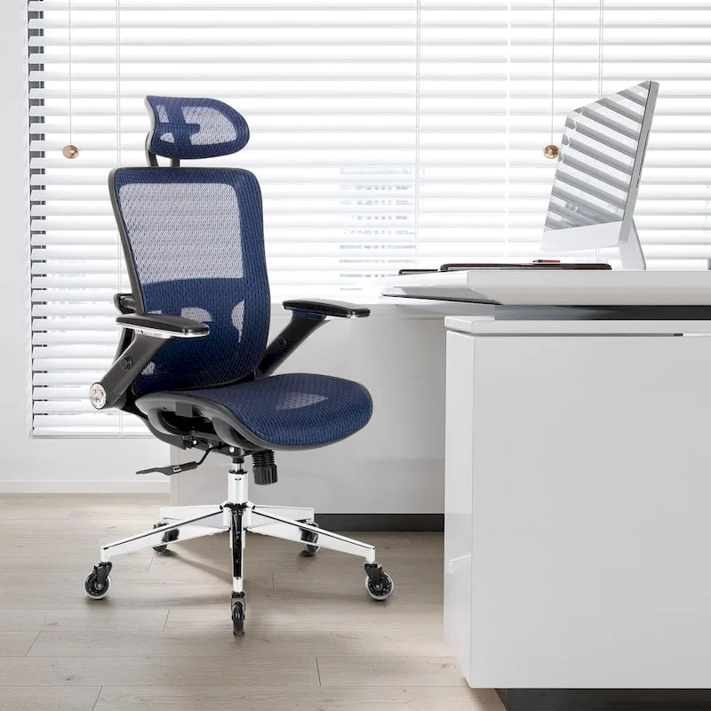 Chaise de bureau en maille avec fonction de verrouillage