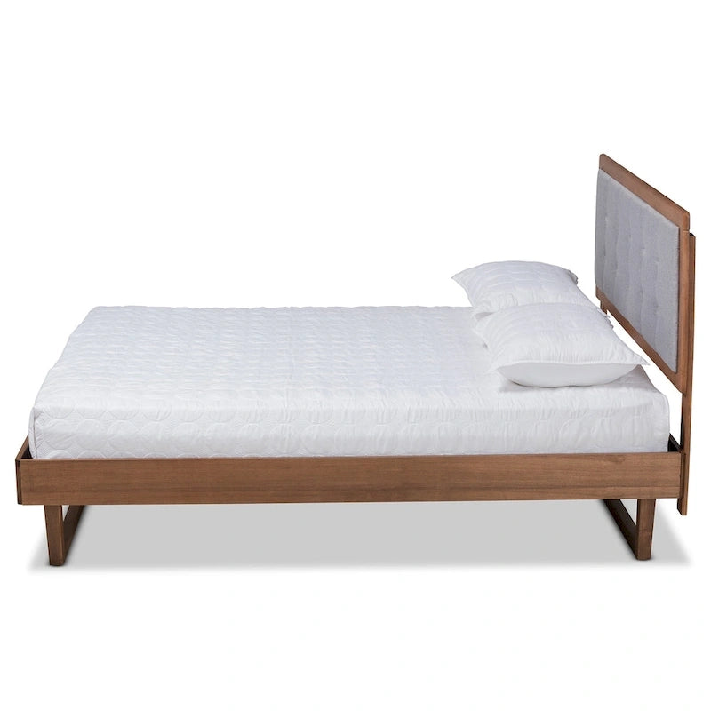 Lit plateforme moderne et contemporain Viviana