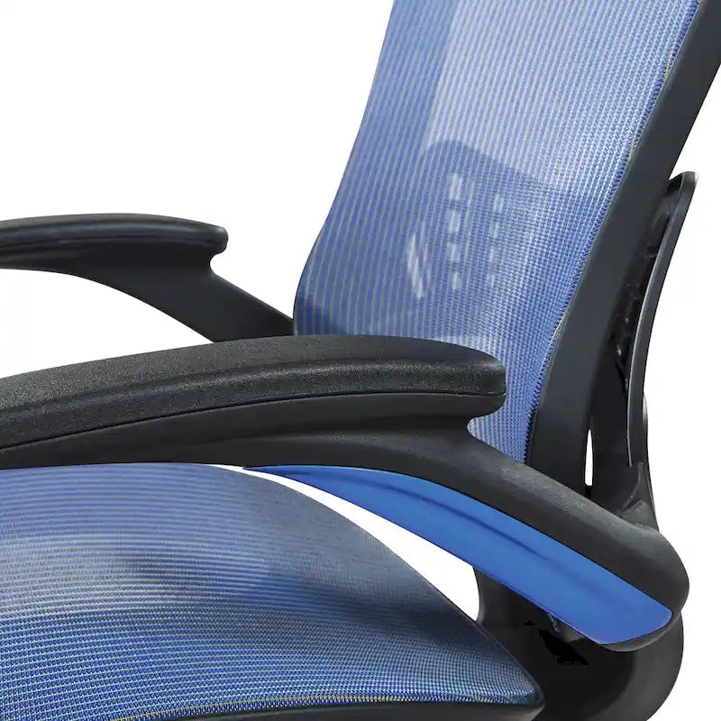 Chaise de bureau Porch & Den Plumlee avec assise et dossier en maille