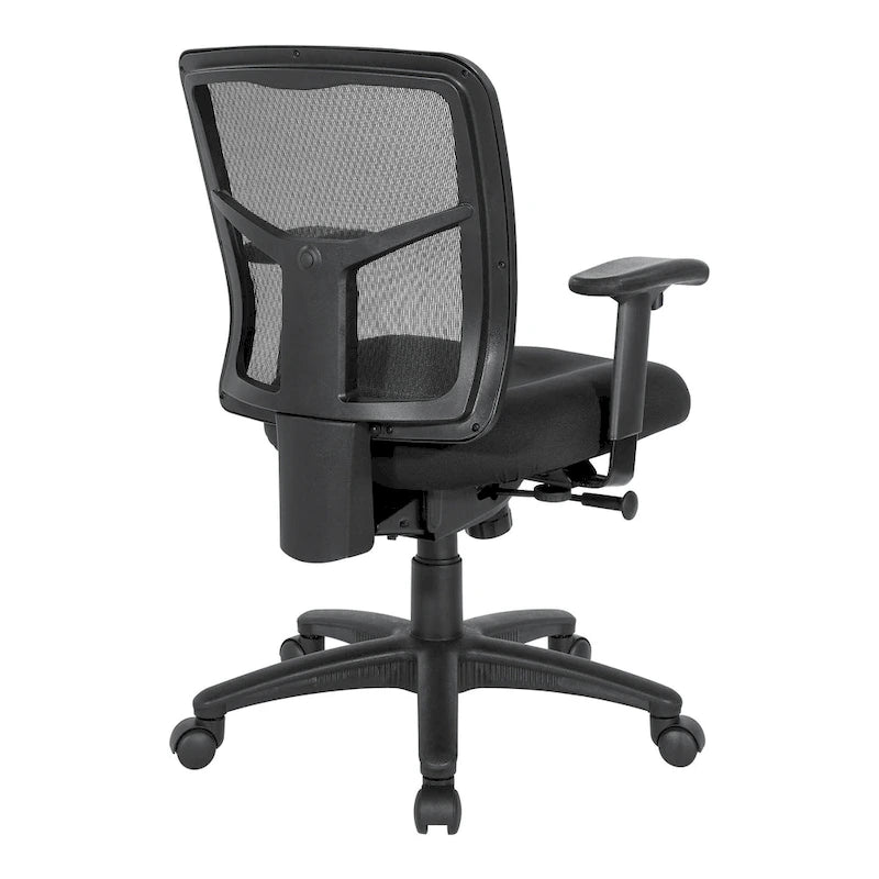 Chaise de bureau à dossier en maille avec accoudoirs réglables en hauteur