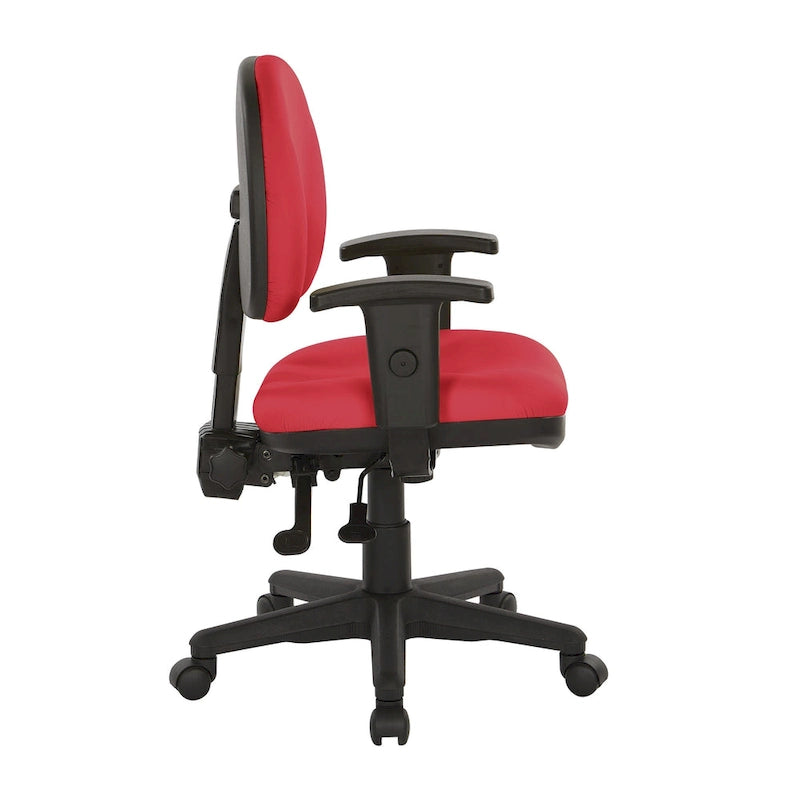 Fauteuil de bureau ergonomique sculpté en tissu