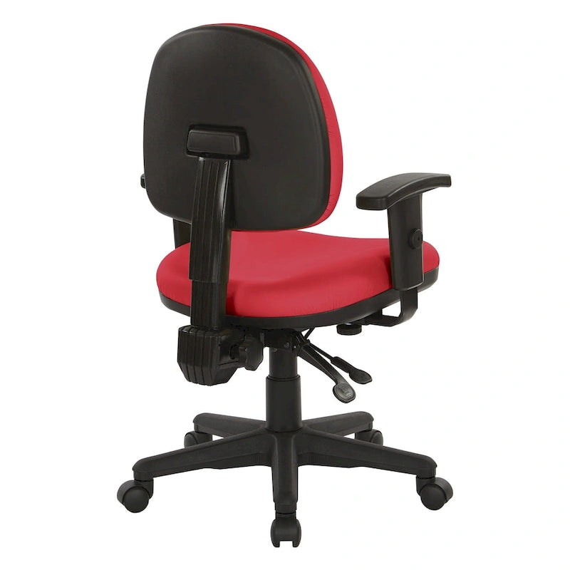 Fauteuil de bureau ergonomique sculpté en tissu