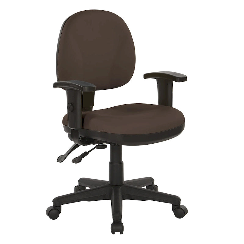 Fauteuil de bureau ergonomique sculpté en tissu