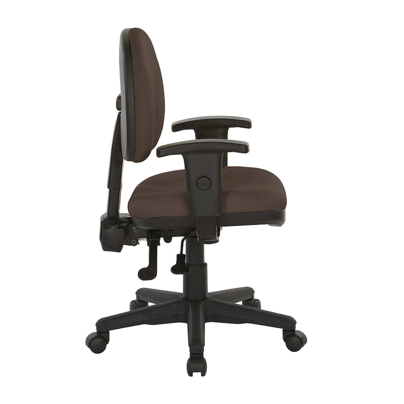 Fauteuil de bureau ergonomique sculpté en tissu