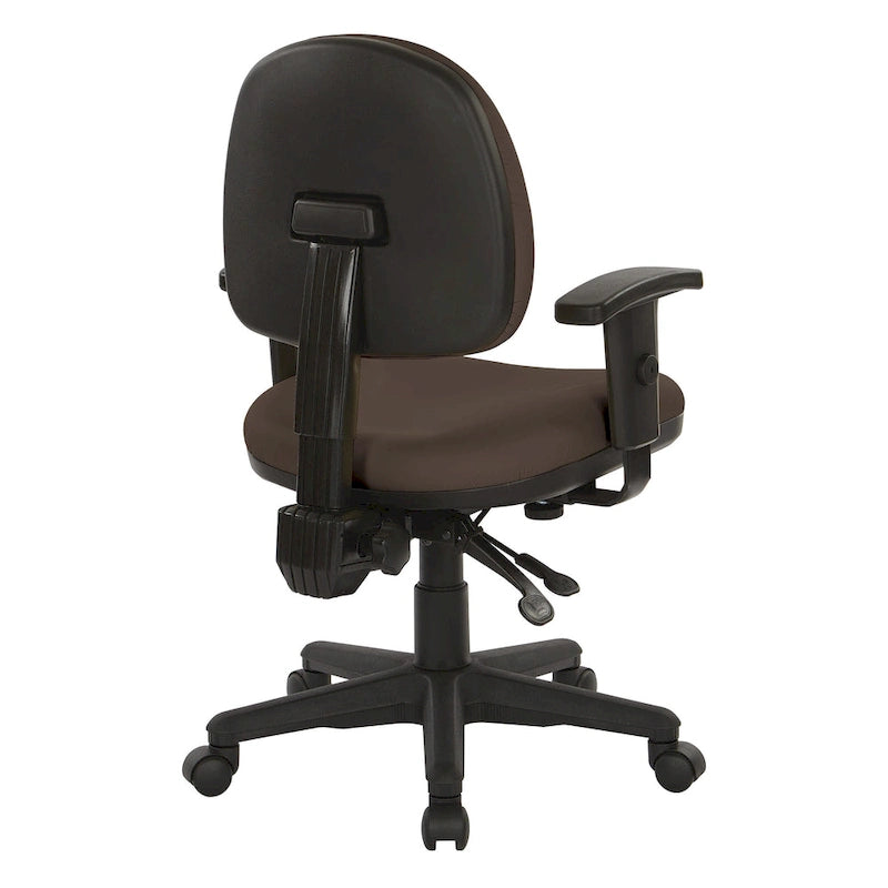 Fauteuil de bureau ergonomique sculpté en tissu