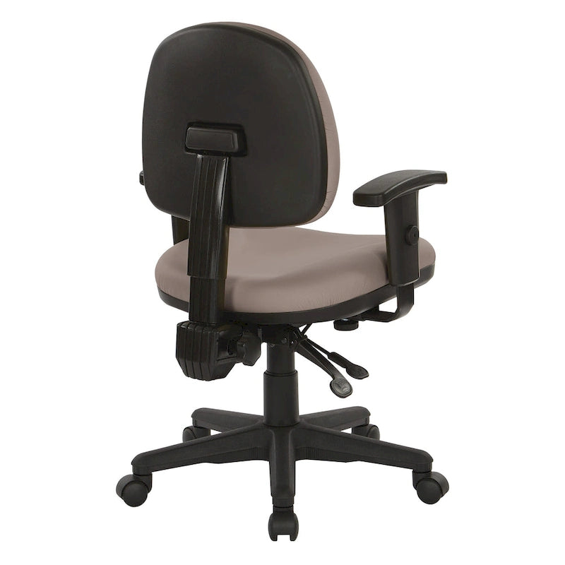 Fauteuil de bureau ergonomique sculpté en tissu
