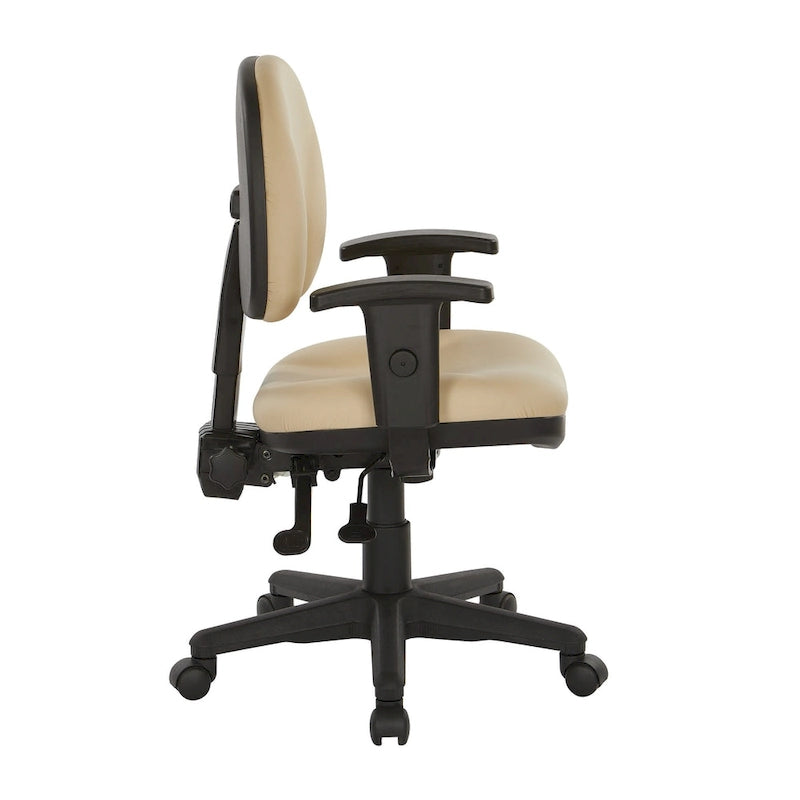 Fauteuil de bureau ergonomique sculpté en tissu