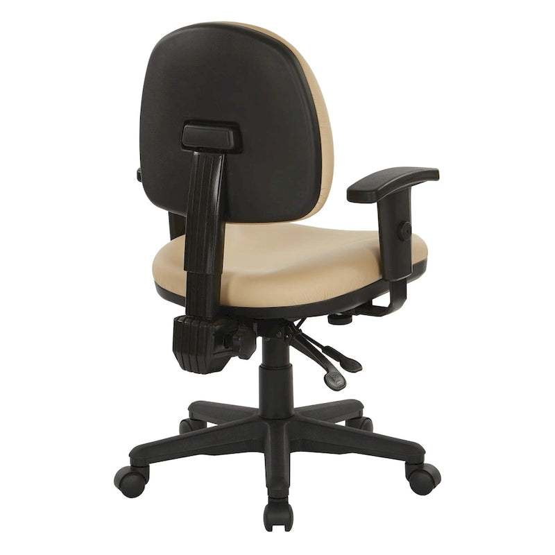 Fauteuil de bureau ergonomique sculpté en tissu