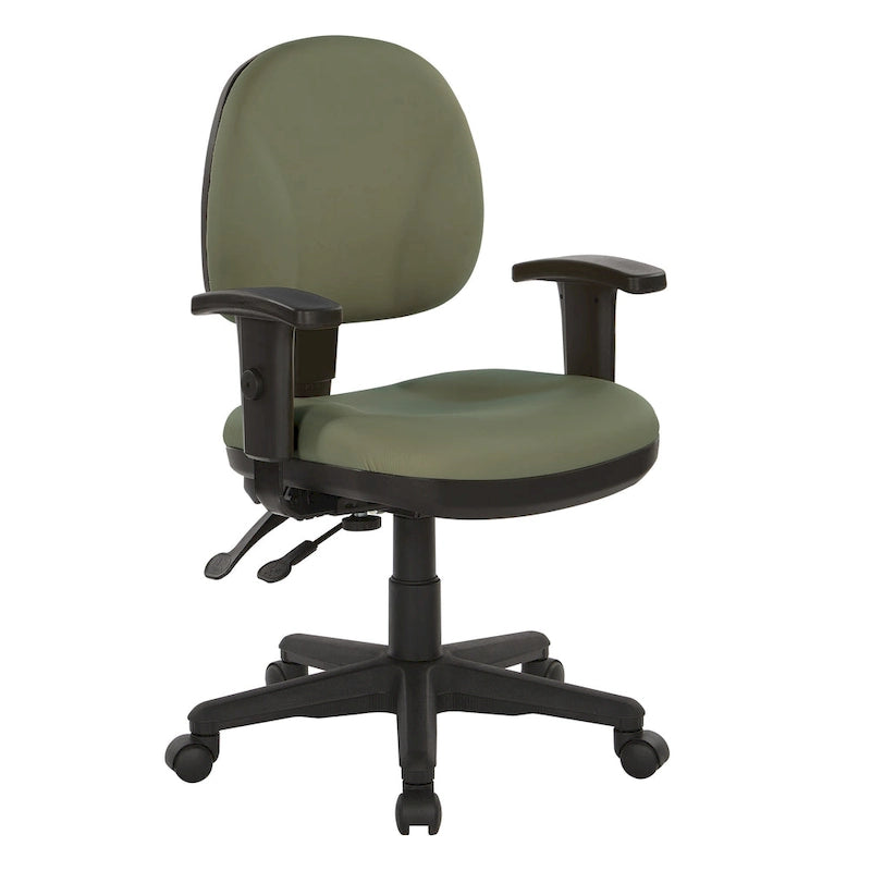 Fauteuil de bureau ergonomique sculpté en tissu