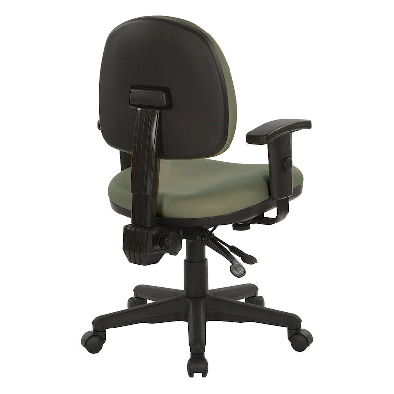 Fauteuil de bureau ergonomique sculpté en tissu
