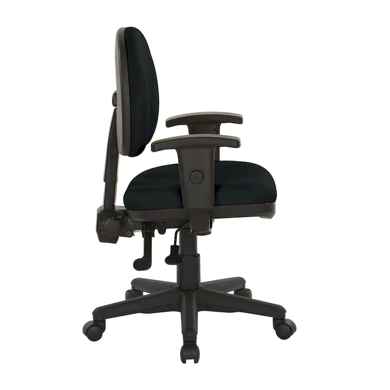 Fauteuil de bureau ergonomique sculpté en tissu